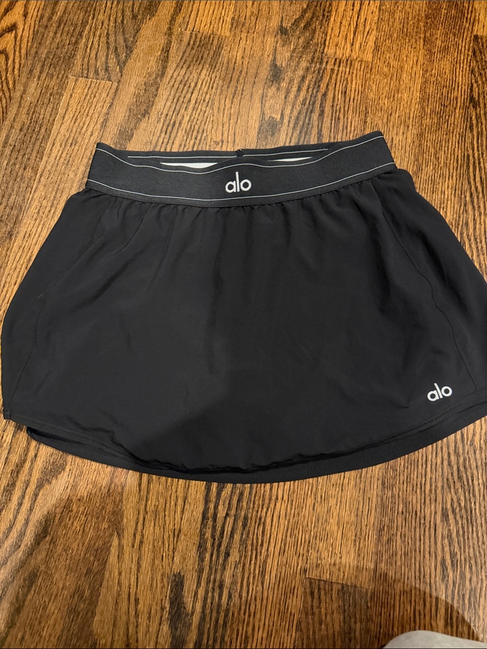 Alo Black Match Point Tennis Skirt - Picture 3 of 6